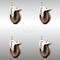 Service Caster 5 Inch 316SS High Temp Glass Filled Nylon 12mm Stem Caster Set Lock Brake SCC-SS316TSTTL20S514-GFNSHT-M1215-4 - alternate 1